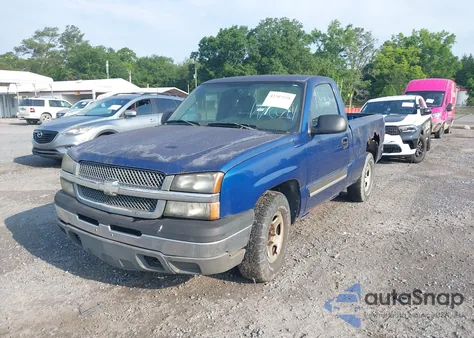 2004 Chevrolet Silverado 1500 из США, поврежденный, VIN 1GCEC14X44Z282736